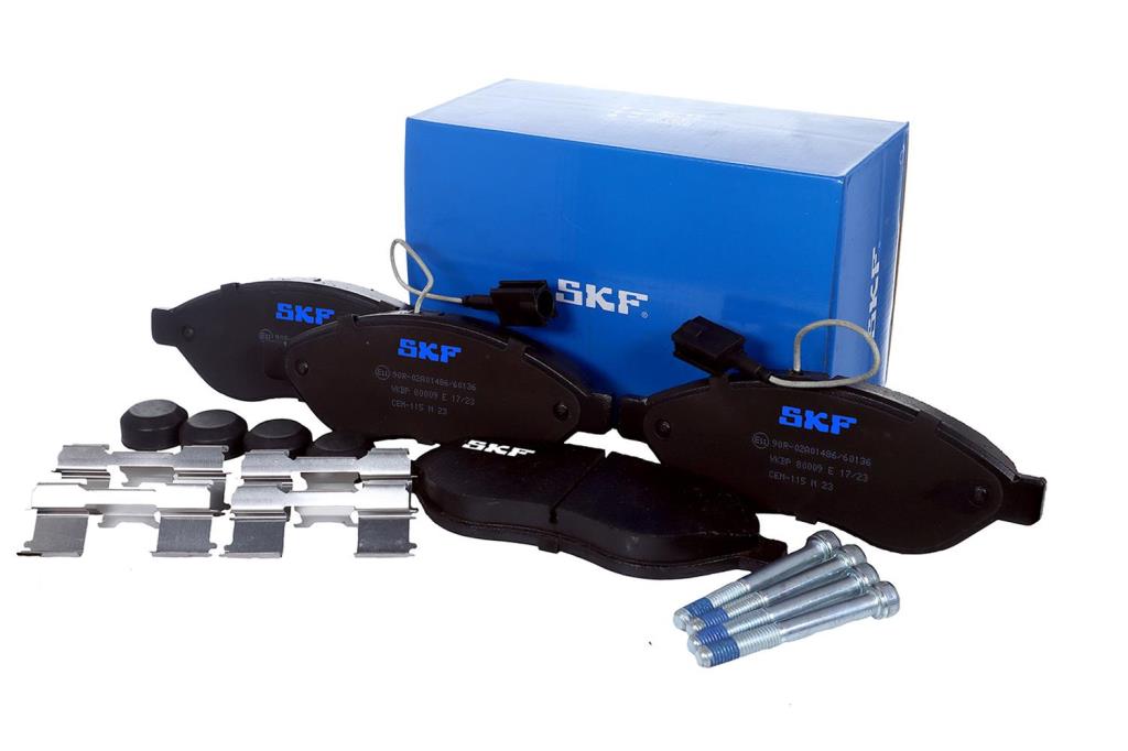Jeu de 4 plaquettes de frein SKF ref. VKBP 80009 E